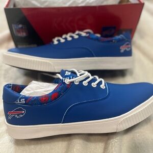 NWT Buffalo Bills Mens FOCO Sneakers Low Top NFL Shoes Football Size 11 Blue
